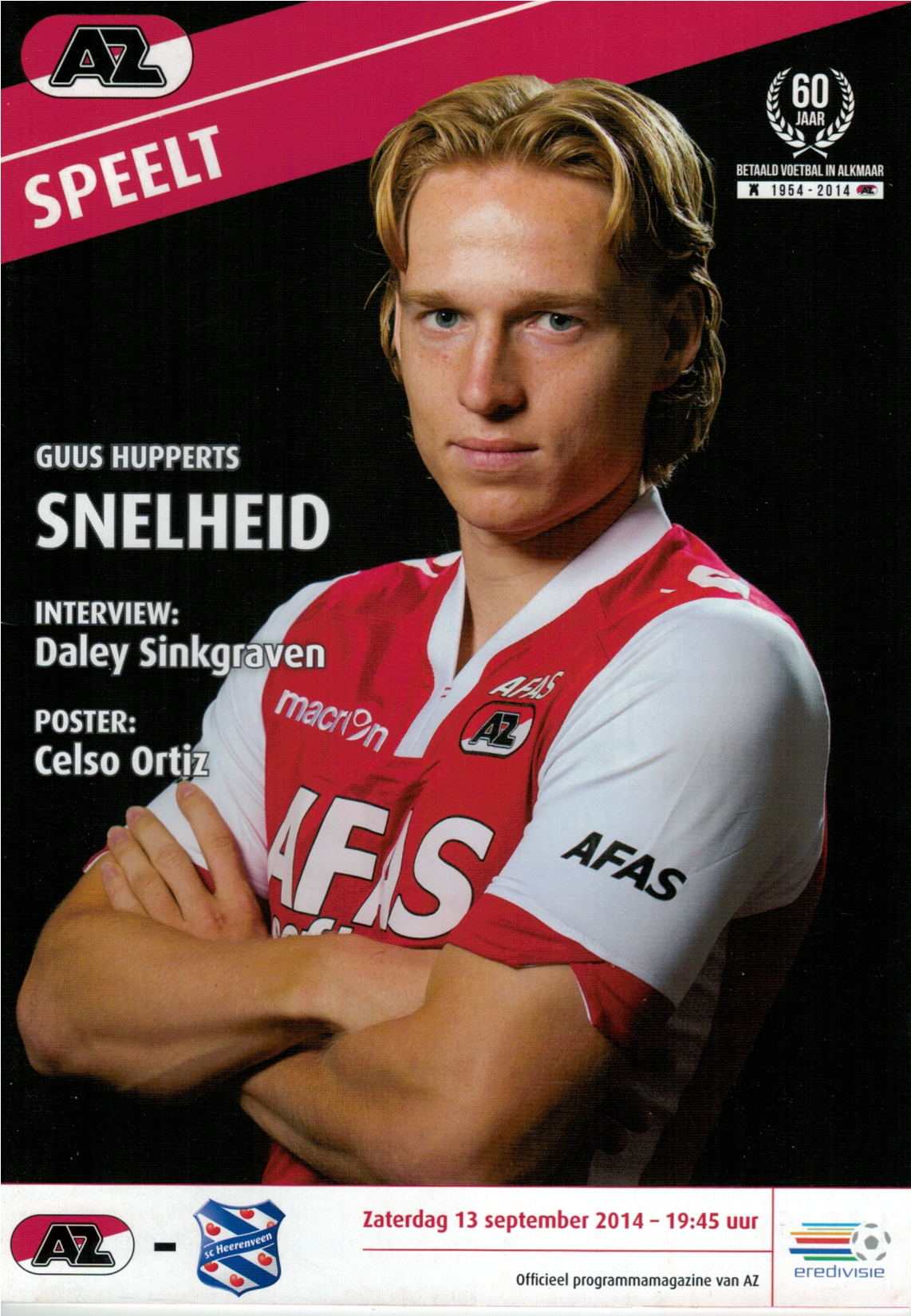 AZ Programma 13-sep-2014 Heerenveen thuis